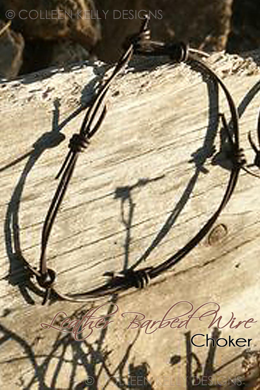 Colleen Kelly Designs Swimwear Style #1934 Image of Barbed Wire Choker