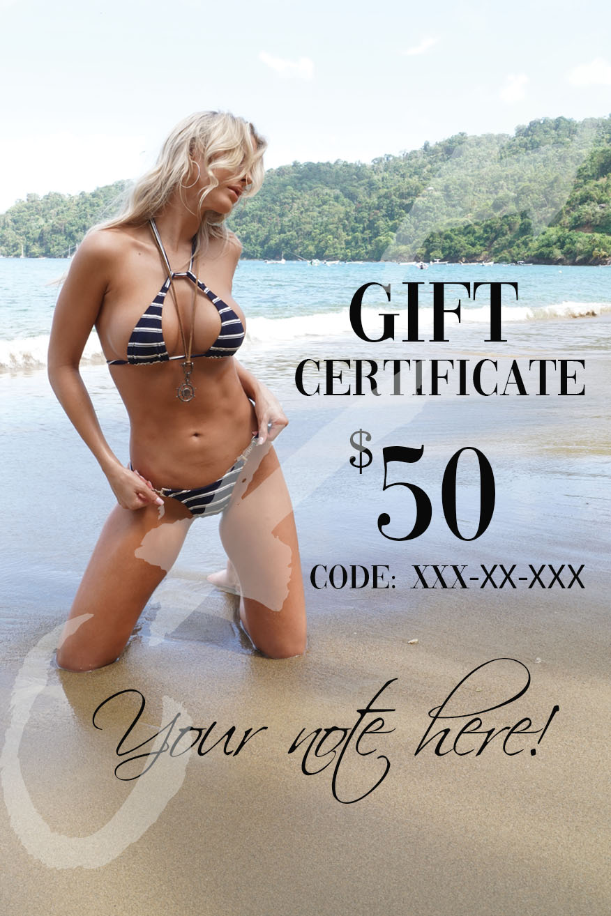 Colleen Kelly Designs Swimwear Style #98 Image of Gift Certificate